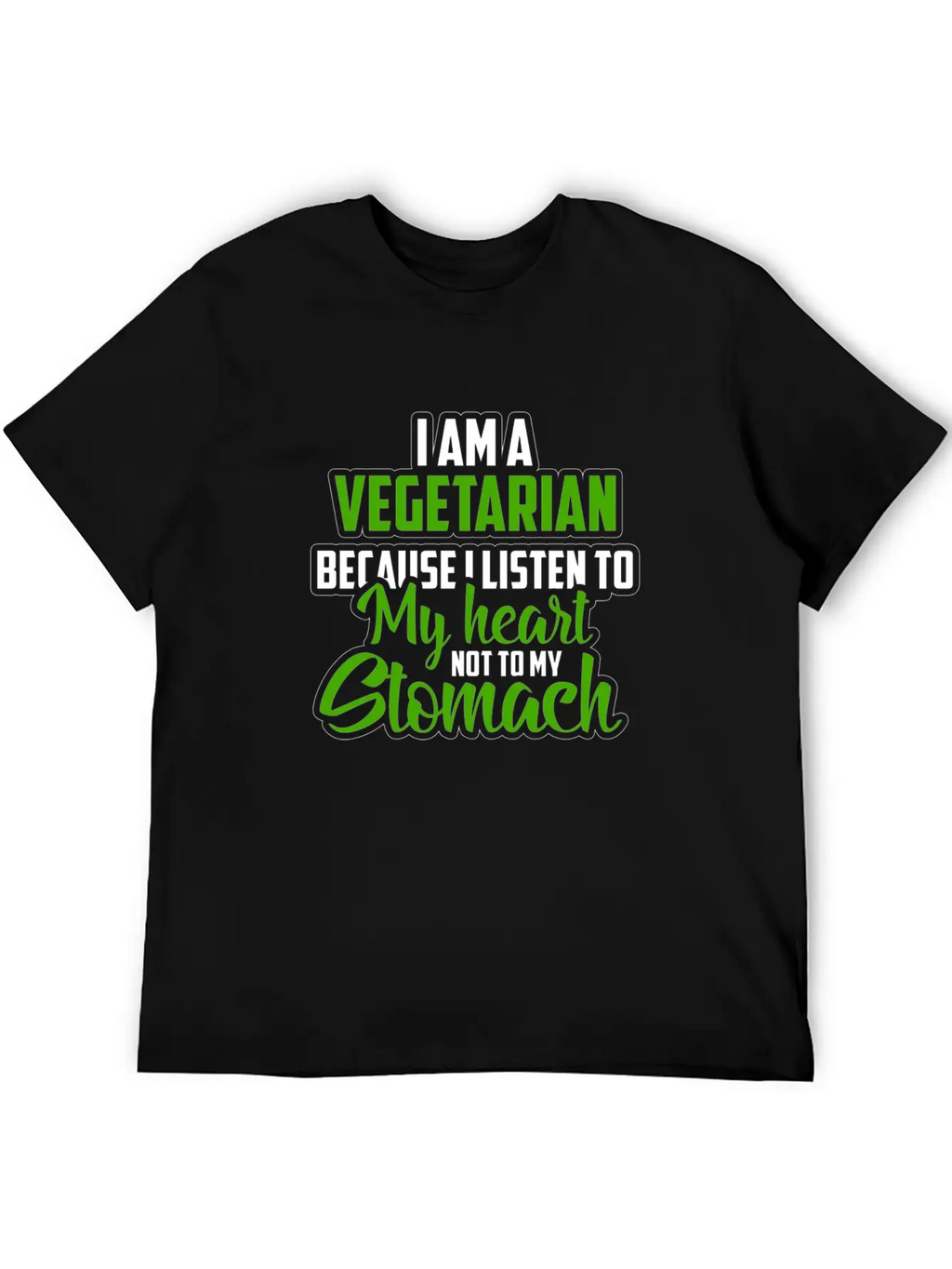 Vegetarian Vegetables Breathable Graphic T-Shirt – Perfect For Casual Days
