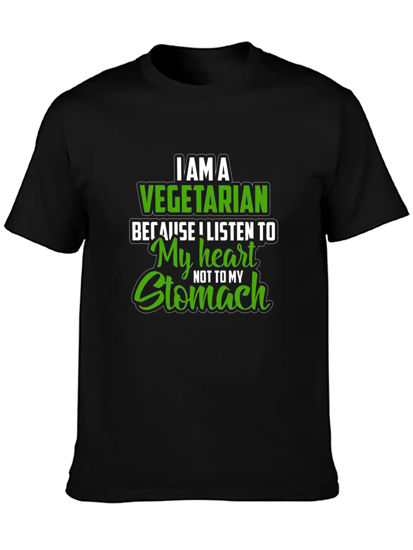 Vegetarian Vegetables Breathable Graphic T-Shirt – Perfect For Casual Days