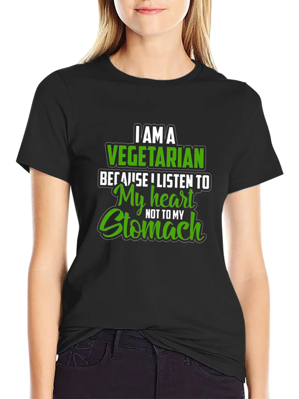 Vegetarian Vegetables Breathable Graphic T-Shirt – Perfect For Casual Days