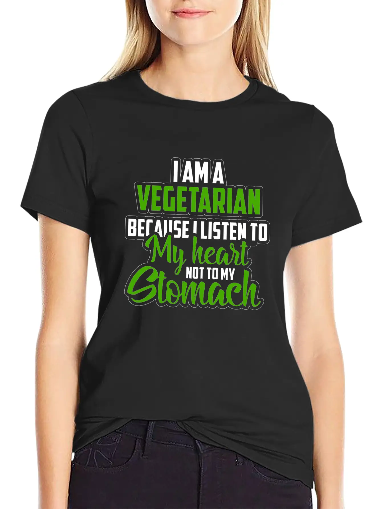 Vegetarian Vegetables Breathable Graphic T-Shirt – Perfect For Casual Days
