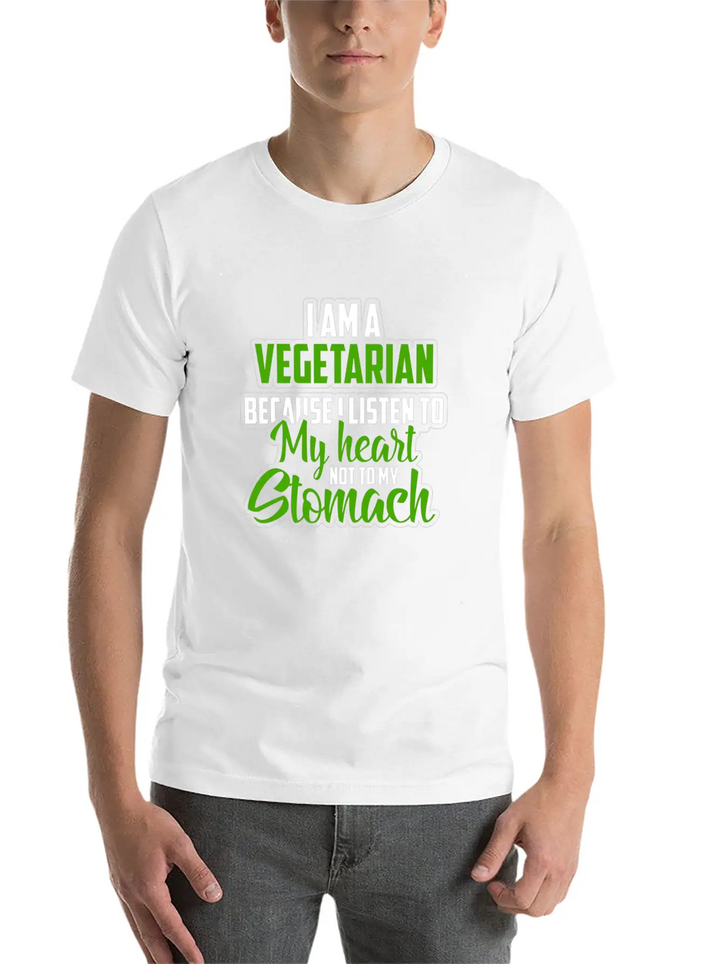 Vegetarian Vegetables Breathable Graphic T-Shirt – Perfect For Casual Days