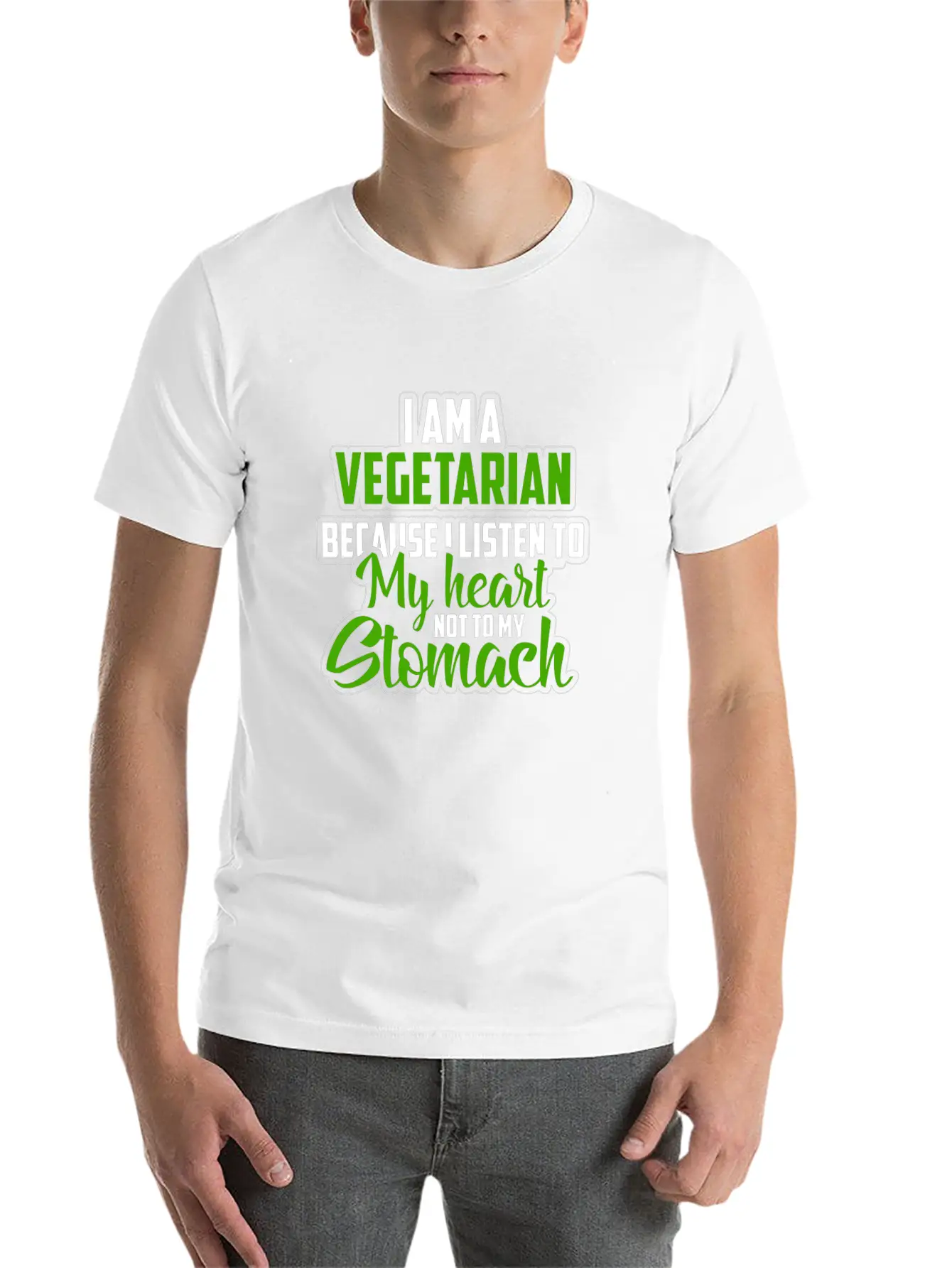 Vegetarian Vegetables Breathable Graphic T-Shirt – Perfect For Casual Days