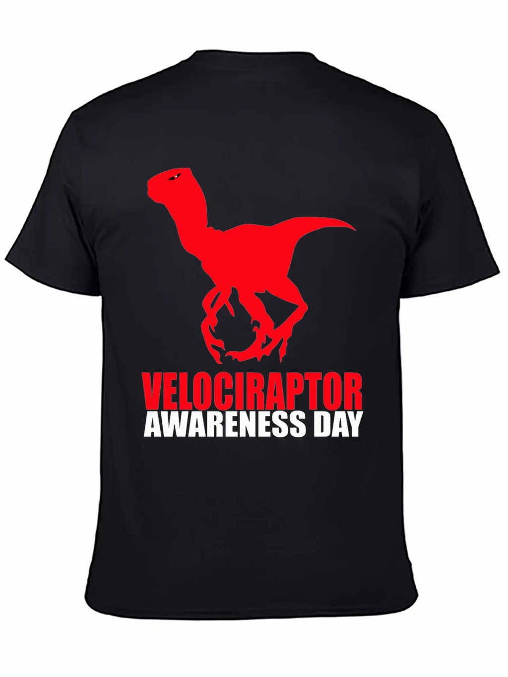 Velociraptor Awareness Day Essential Cotton Tee For Daily Outfits – Unisex Style