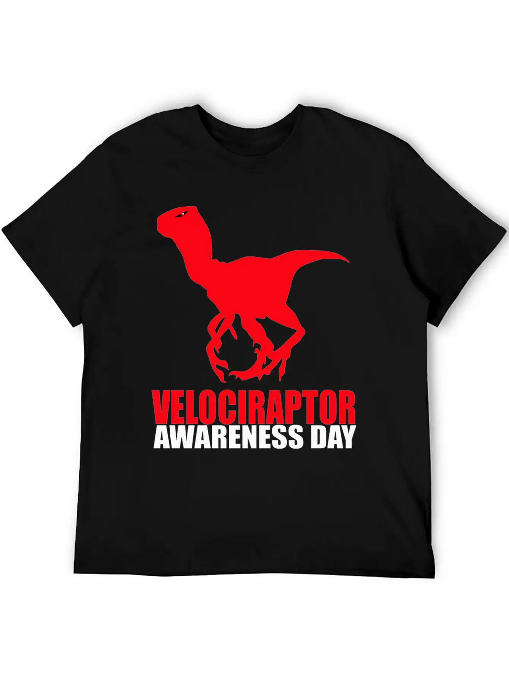 Velociraptor Awareness Day Essential Cotton Tee For Daily Outfits – Unisex Style