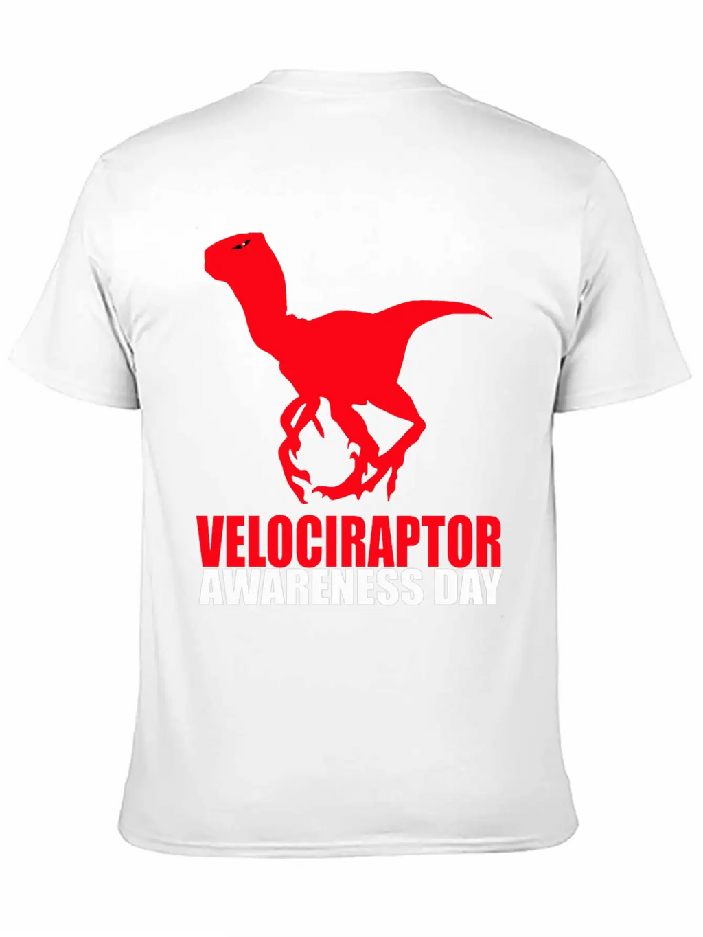 Velociraptor Awareness Day Essential Cotton Tee For Daily Outfits – Unisex Style