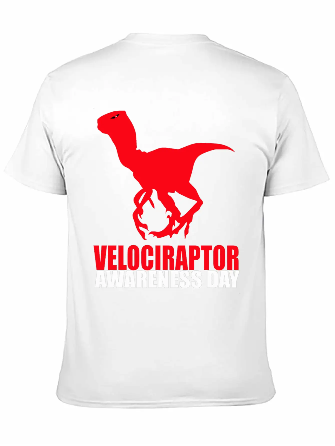Velociraptor Awareness Day Essential Cotton Tee For Daily Outfits – Unisex Style