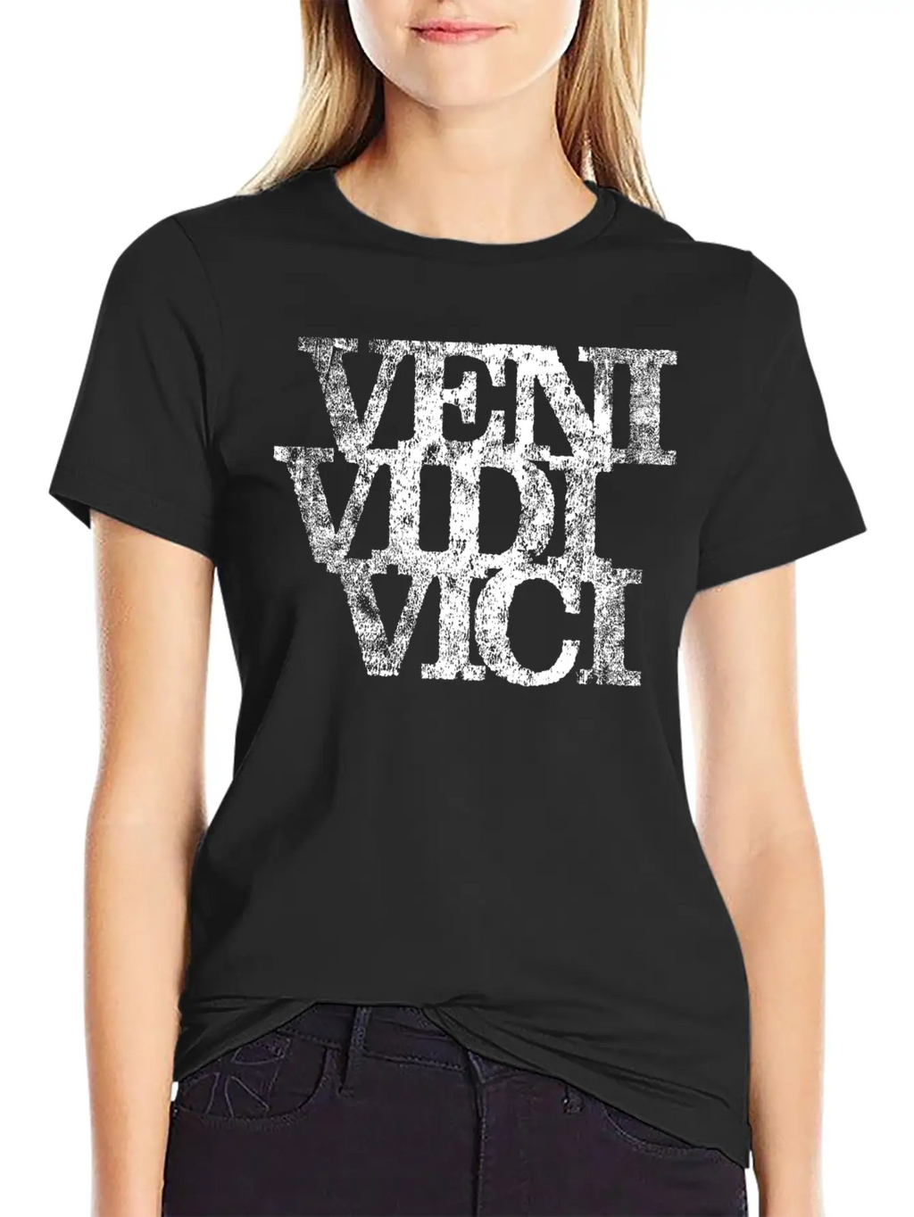 Veni Vidi Vici Relaxed Everyday Tee – Lightweight And Durable Cotton