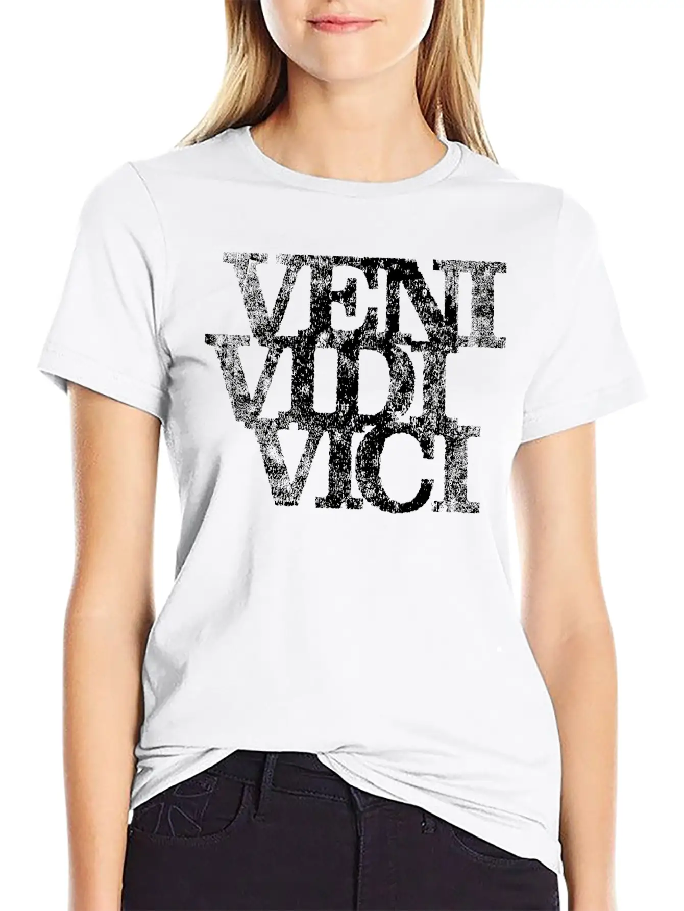 Veni Vidi Vici Relaxed Everyday Tee – Lightweight And Durable Cotton