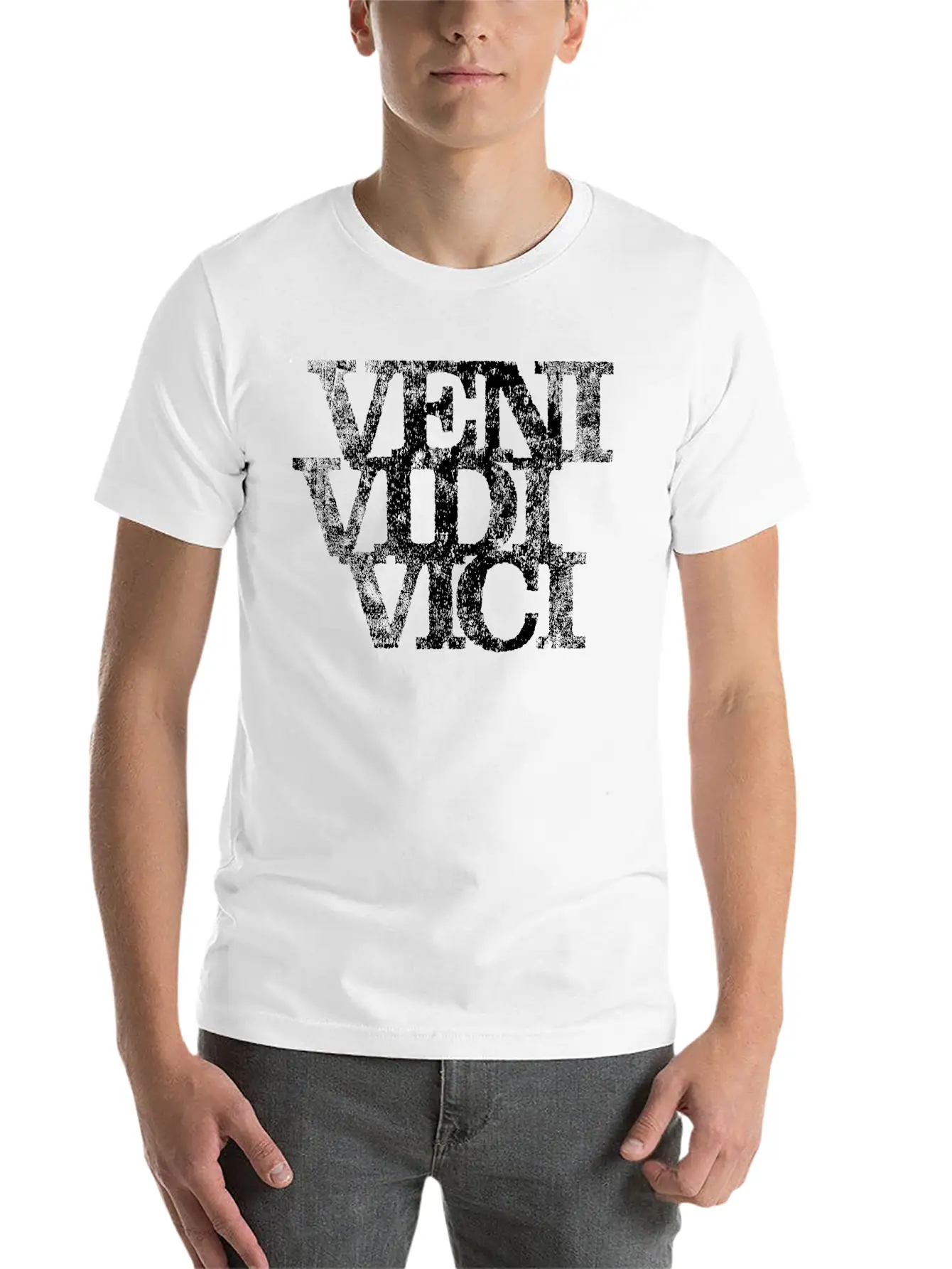 Veni Vidi Vici Relaxed Everyday Tee – Lightweight And Durable Cotton