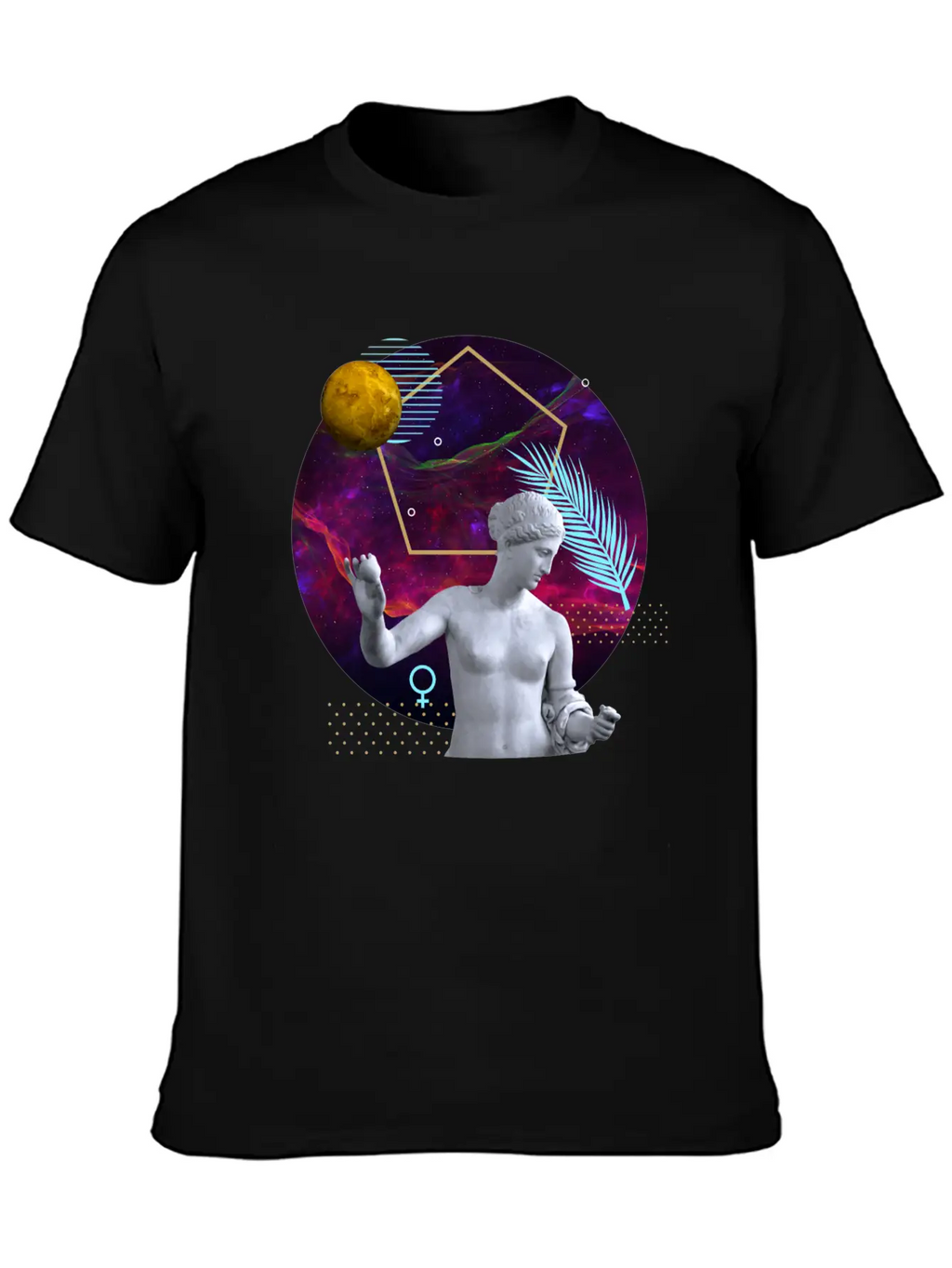 Venus - Ancient Gods And Planets Timeless Short Sleeve Tee – Comfy And Minimalist Design