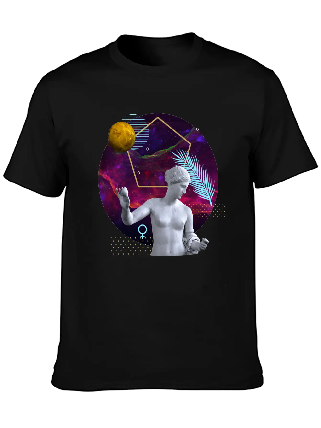 Venus - Ancient Gods And Planets Timeless Short Sleeve Tee – Comfy And Minimalist Design