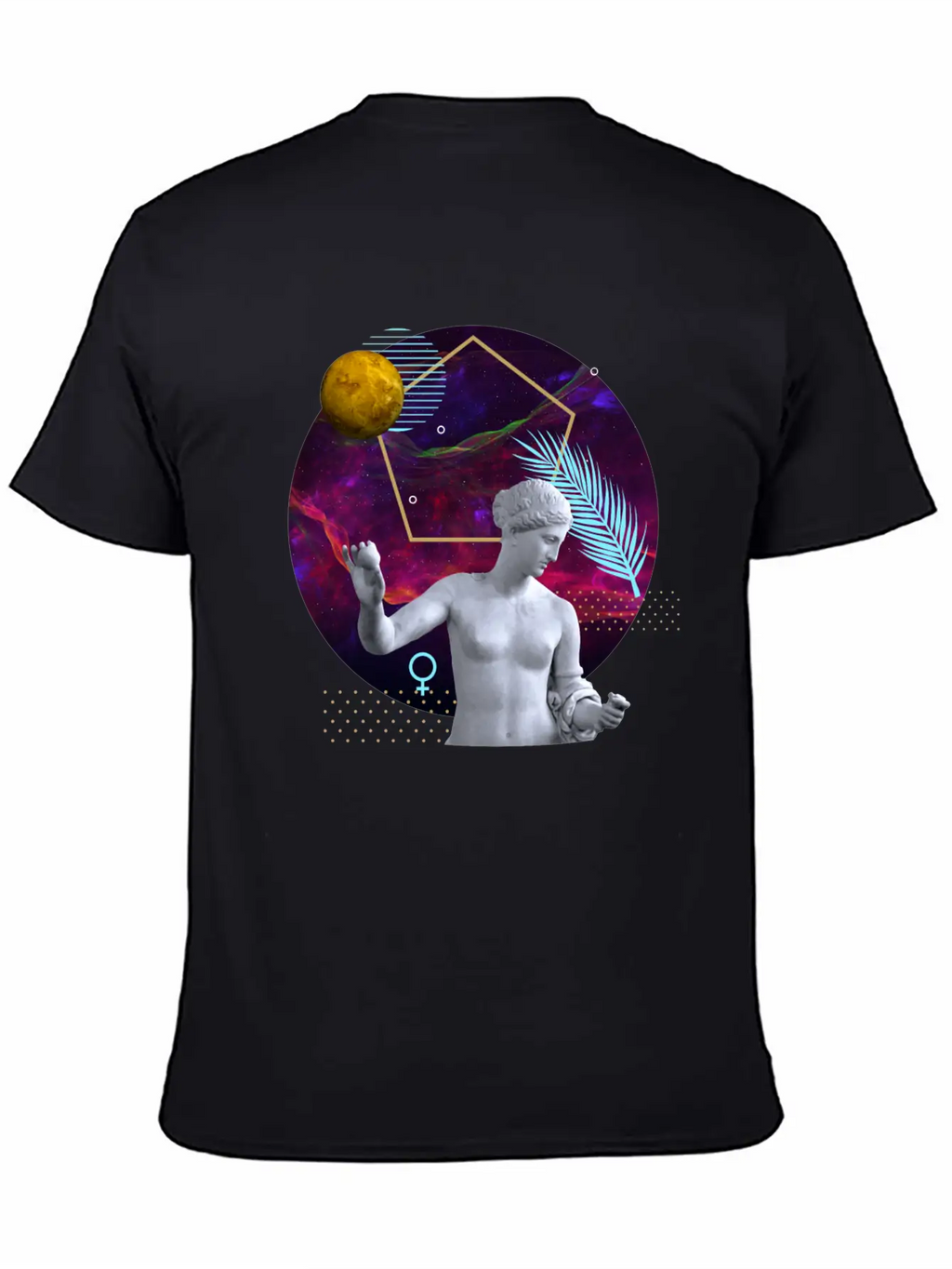 Venus - Ancient Gods And Planets Timeless Short Sleeve Tee – Comfy And Minimalist Design