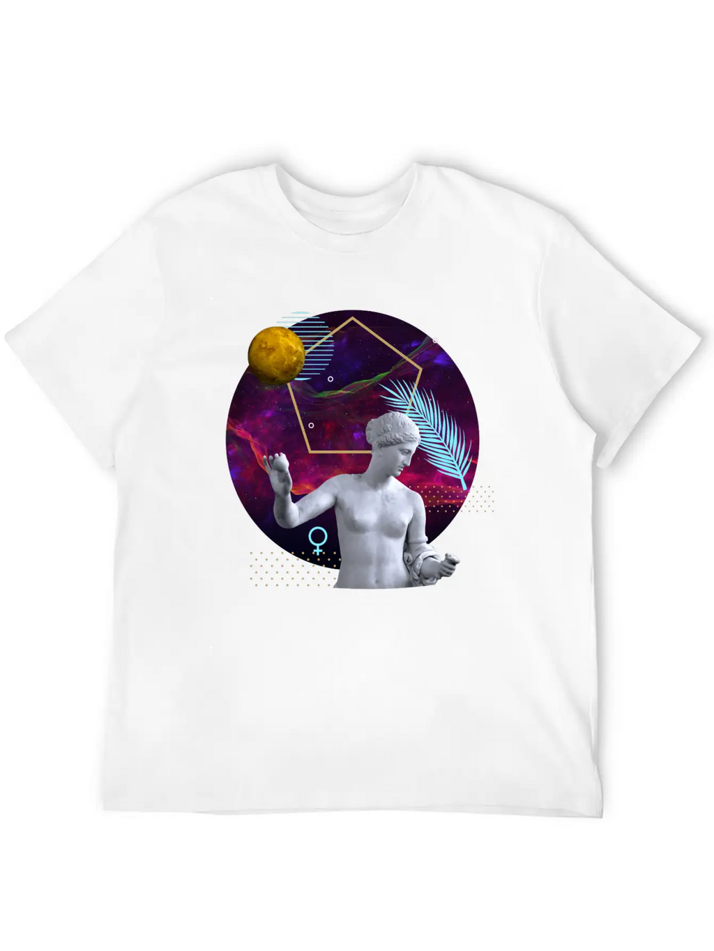 Venus - Ancient Gods And Planets Timeless Short Sleeve Tee – Comfy And Minimalist Design