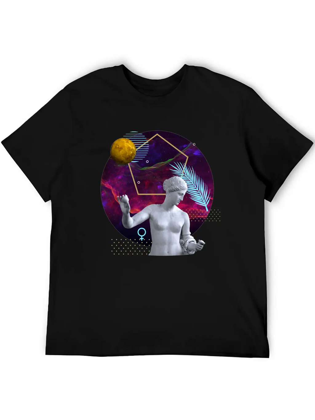 Venus - Ancient Gods And Planets Timeless Short Sleeve Tee – Comfy And Minimalist Design