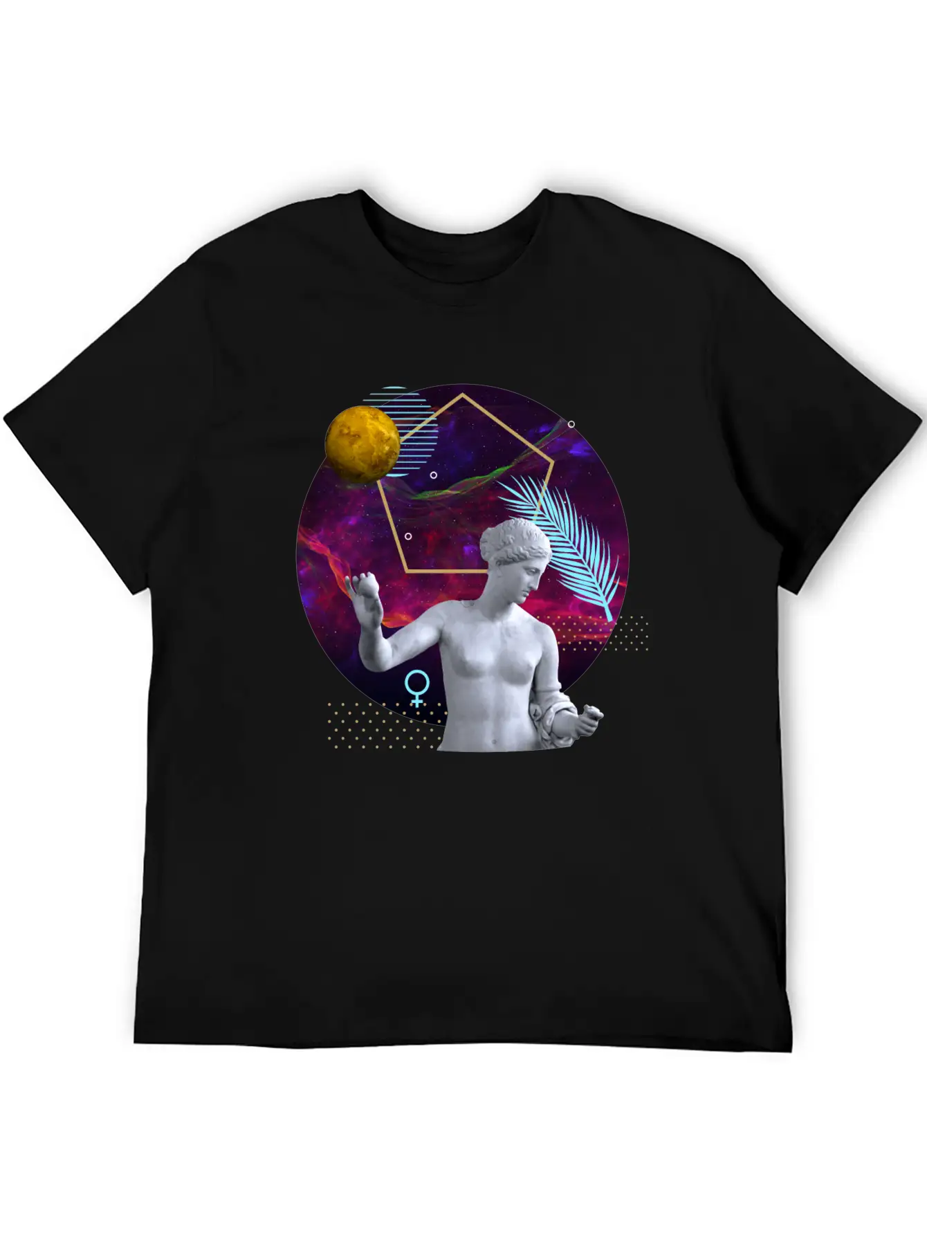 Venus - Ancient Gods And Planets Timeless Short Sleeve Tee – Comfy And Minimalist Design
