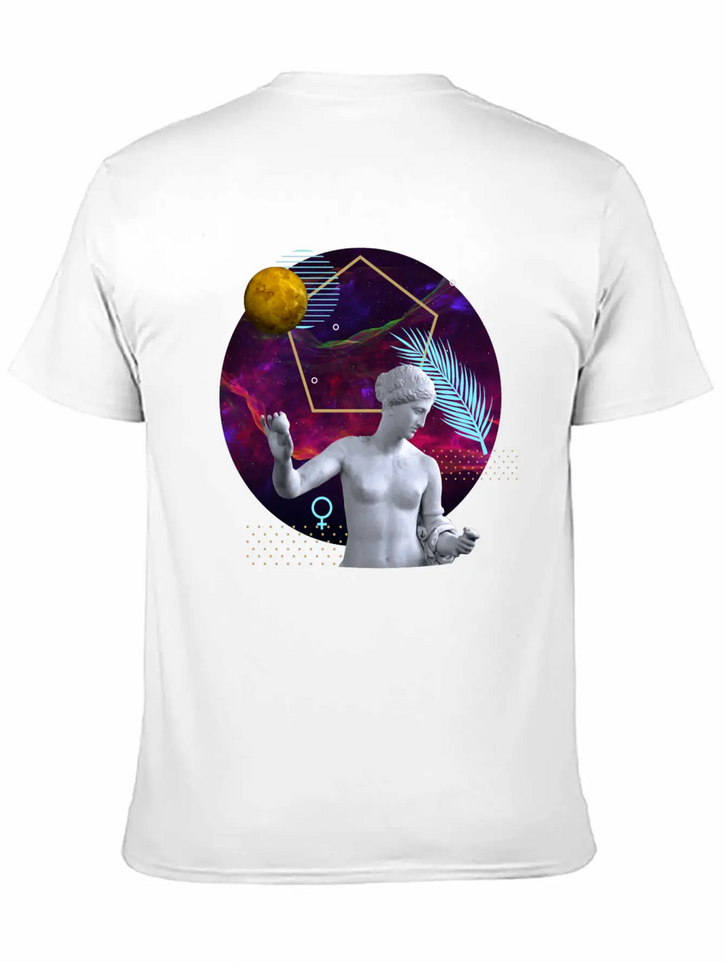 Venus - Ancient Gods And Planets Timeless Short Sleeve Tee – Comfy And Minimalist Design