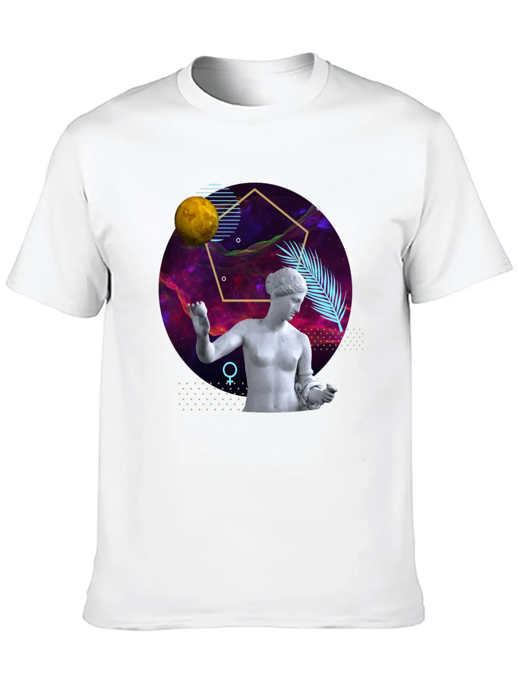Venus - Ancient Gods And Planets Timeless Short Sleeve Tee – Comfy And Minimalist Design