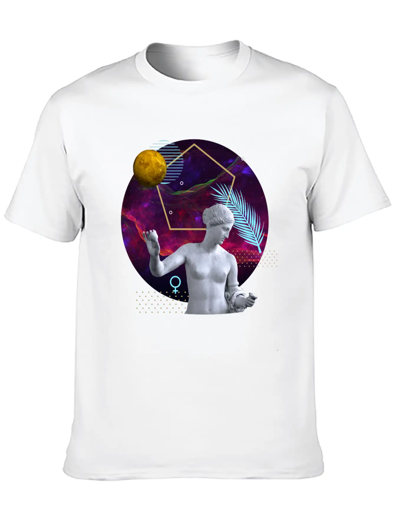 Venus - Ancient Gods And Planets Timeless Short Sleeve Tee – Comfy And Minimalist Design