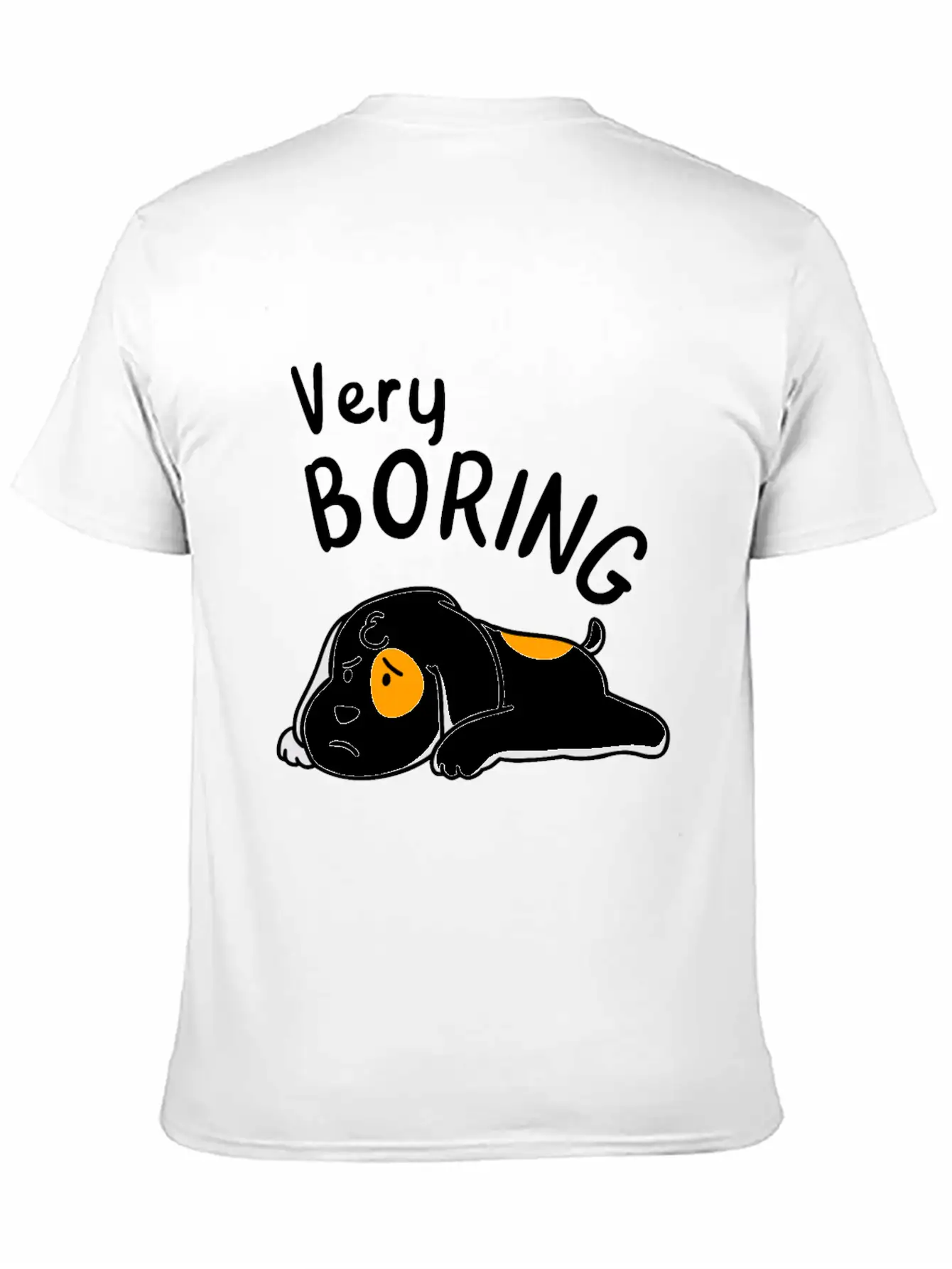 Very Boring Bored I'm Very Boring Dog Timeless Short Sleeve Tee – Comfy And Minimalist Design