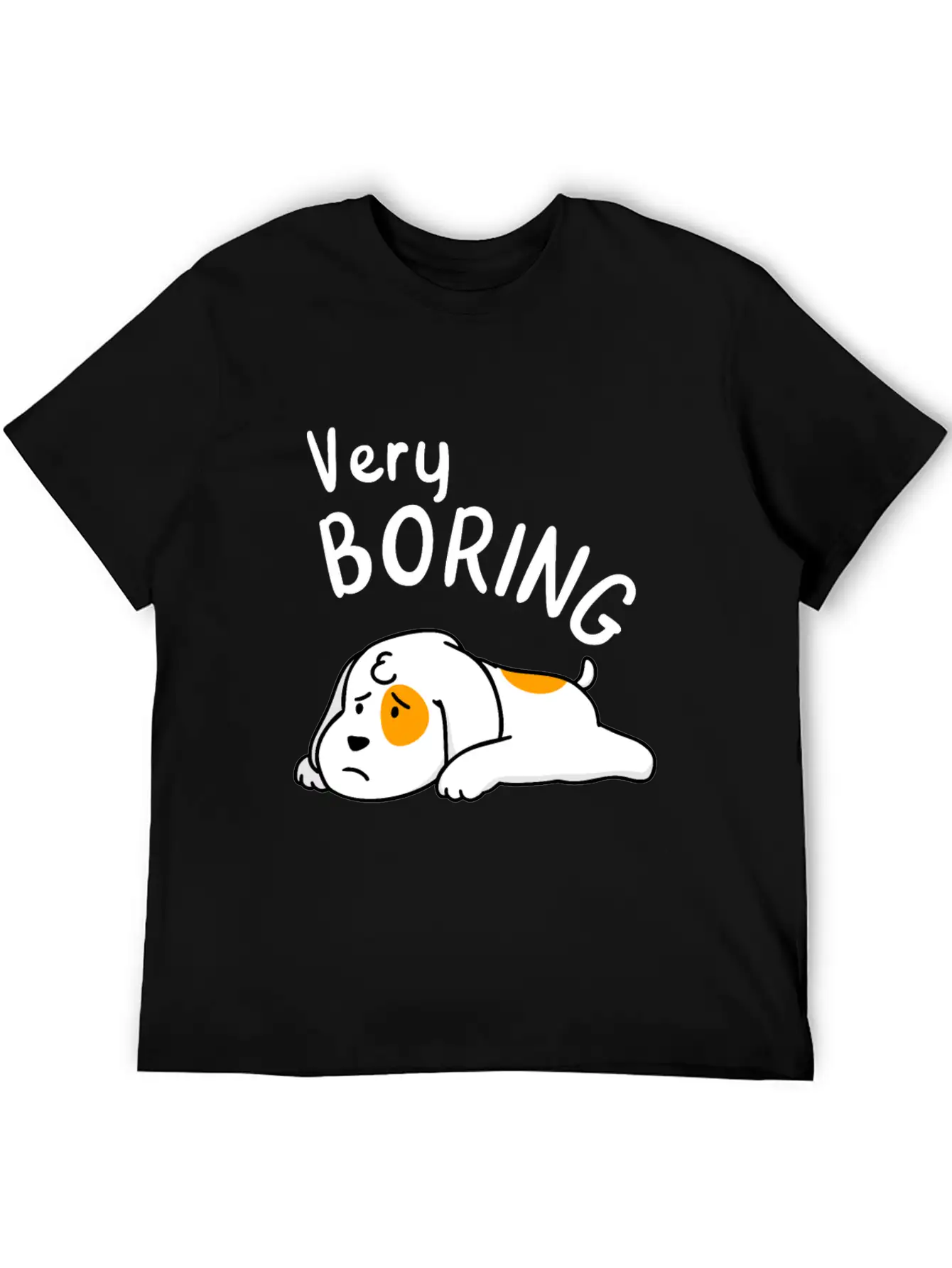 Very Boring Bored I'm Very Boring Dog Timeless Short Sleeve Tee – Comfy And Minimalist Design