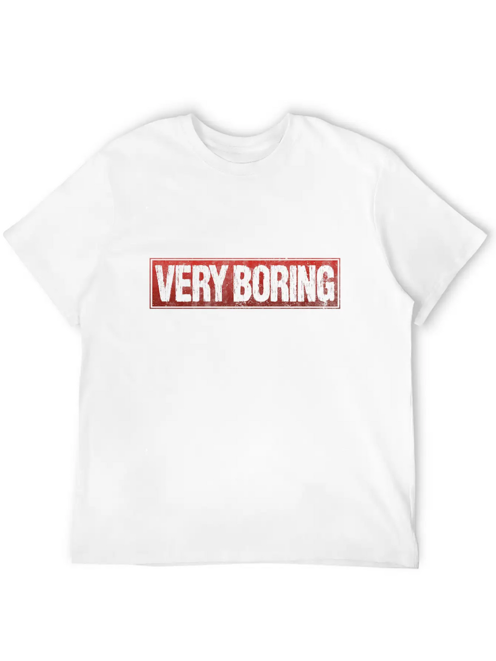 Very Boring Breathable Soft Cotton T-Shirt – Timeless Casual Look