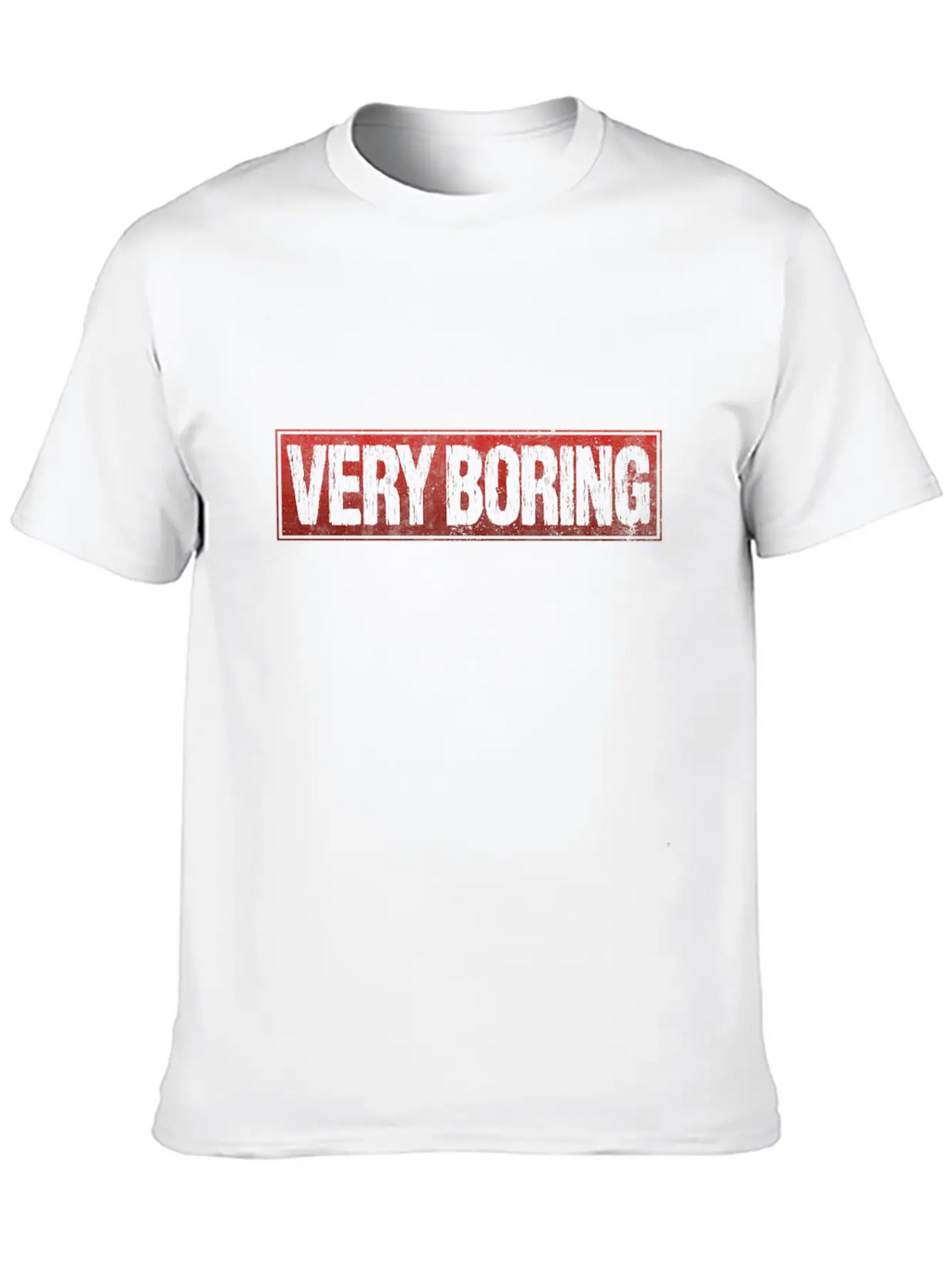 Very Boring Breathable Soft Cotton T-Shirt – Timeless Casual Look