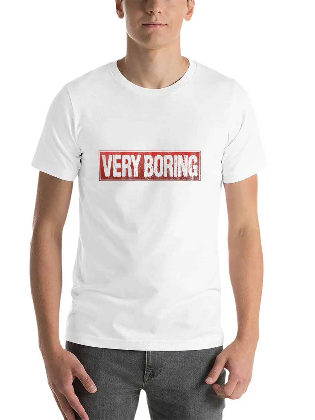Very Boring Breathable Soft Cotton T-Shirt – Timeless Casual Look