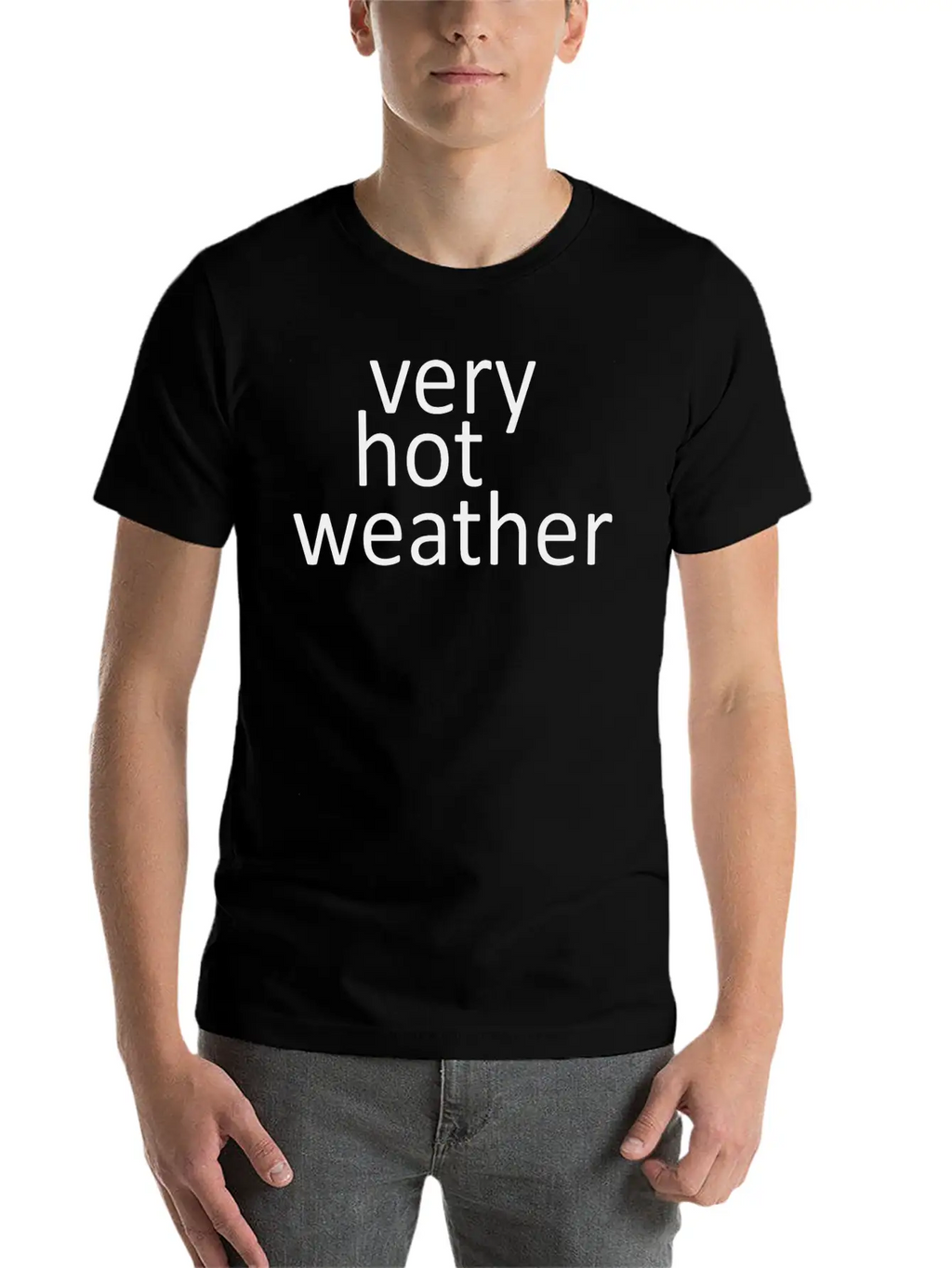 Very Hot Weather Basic Graphic T-Shirt – Daily Comfort In Soft Cotton