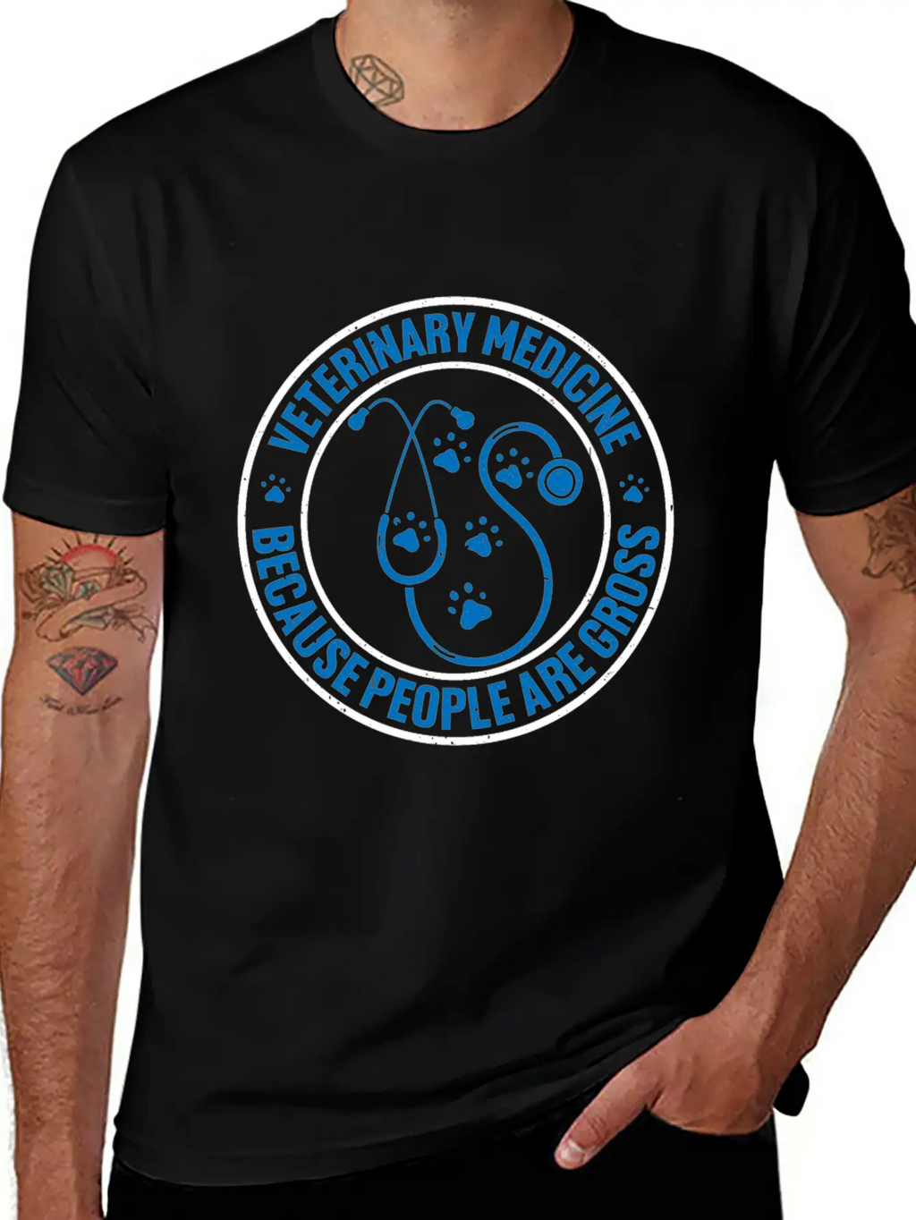 Veterinary Medicine Because People Are Gross 12 Unisex Casual T-Shirt – Clean Design For Daily Comfort