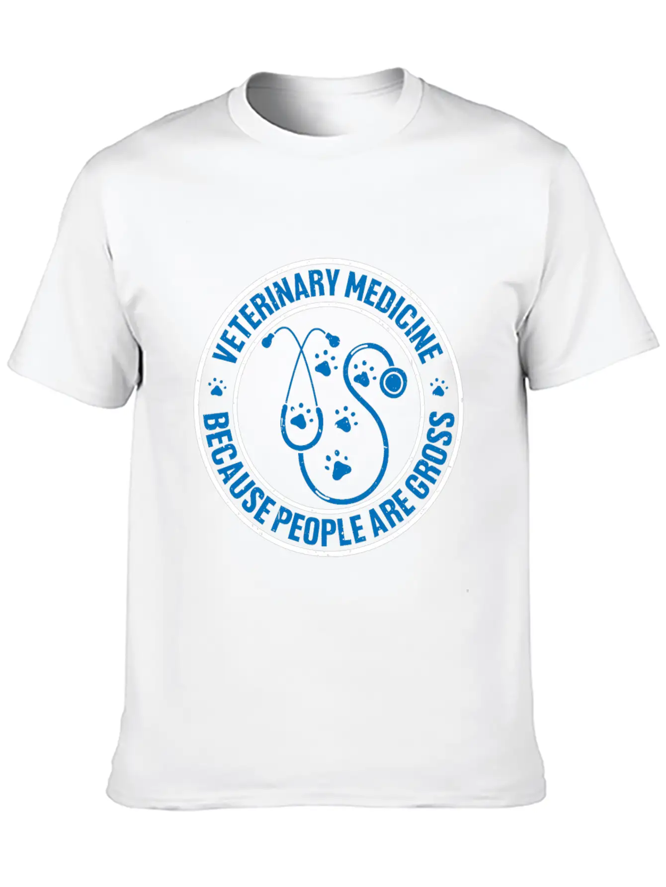 Veterinary Medicine Because People Are Gross 12 Unisex Casual T-Shirt – Clean Design For Daily Comfort