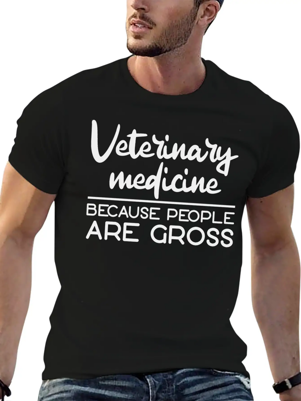Veterinary Medicine Because People Are Gross 3 Essential Cotton Tee For Daily Outfits – Unisex Style