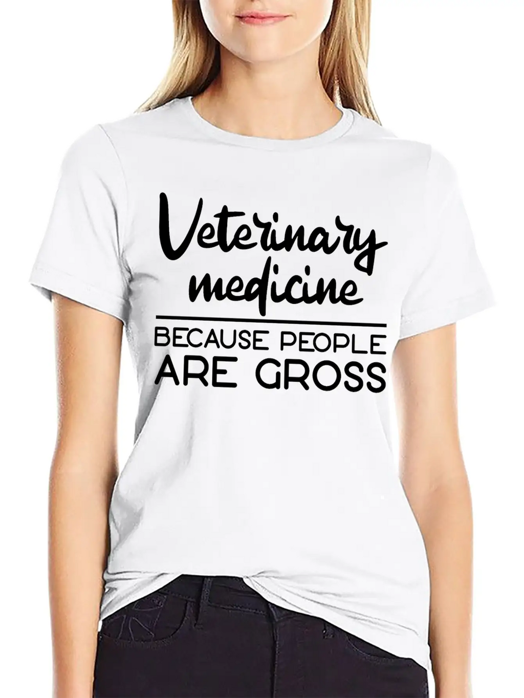 Veterinary Medicine Because People Are Gross 3 Essential Cotton Tee For Daily Outfits – Unisex Style