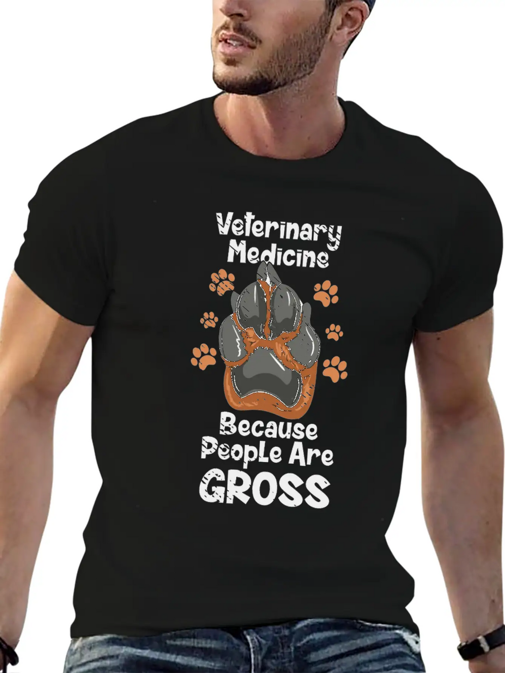 Veterinary Medicine Vet Tech Veterinary Essential Cotton Tee For Daily Outfits – Unisex Style