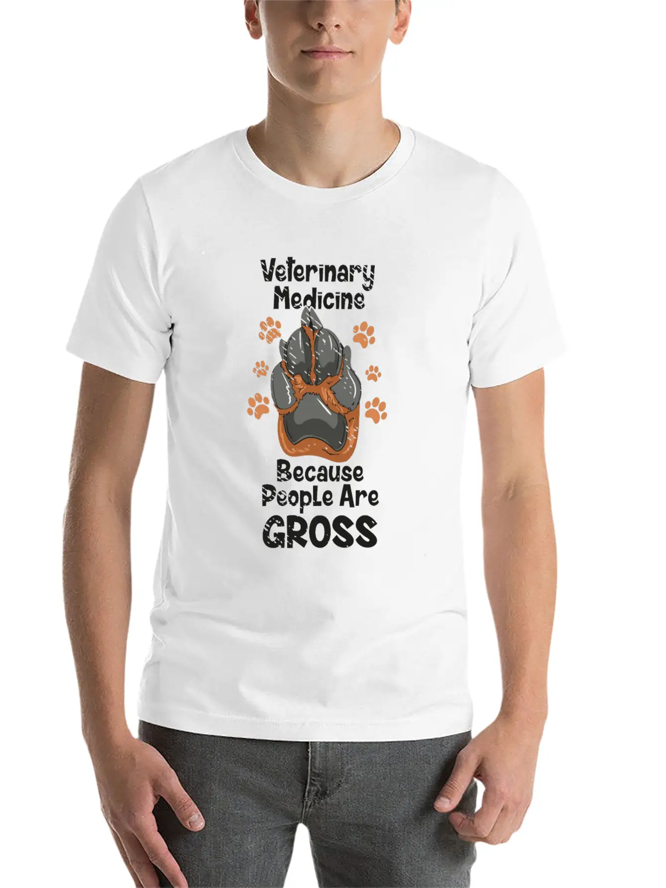 Veterinary Medicine Vet Tech Veterinary Essential Cotton Tee For Daily Outfits – Unisex Style