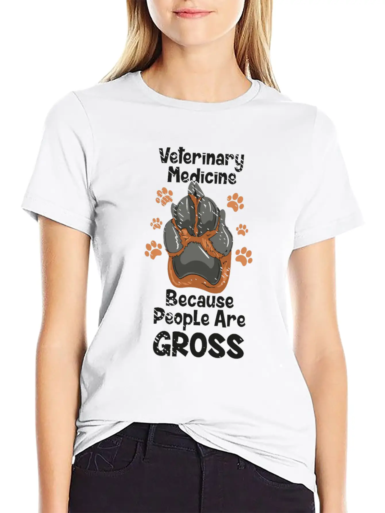 Veterinary Medicine Vet Tech Veterinary Essential Cotton Tee For Daily Outfits – Unisex Style