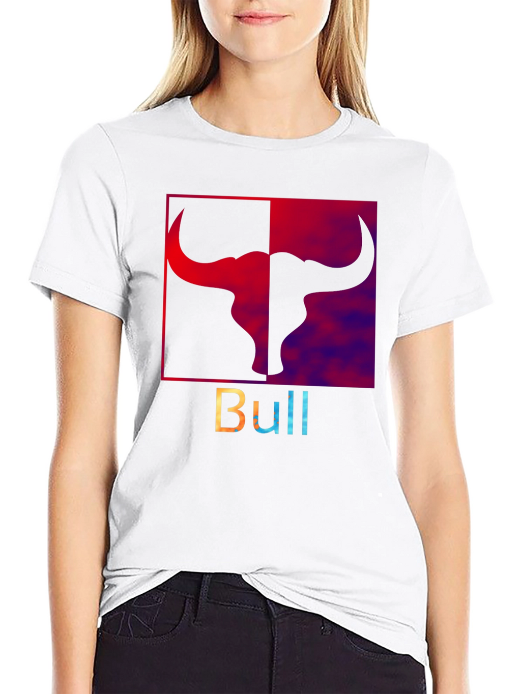 Bold Bull Graphic Tee - Stylish Mens Black T-Shirt
