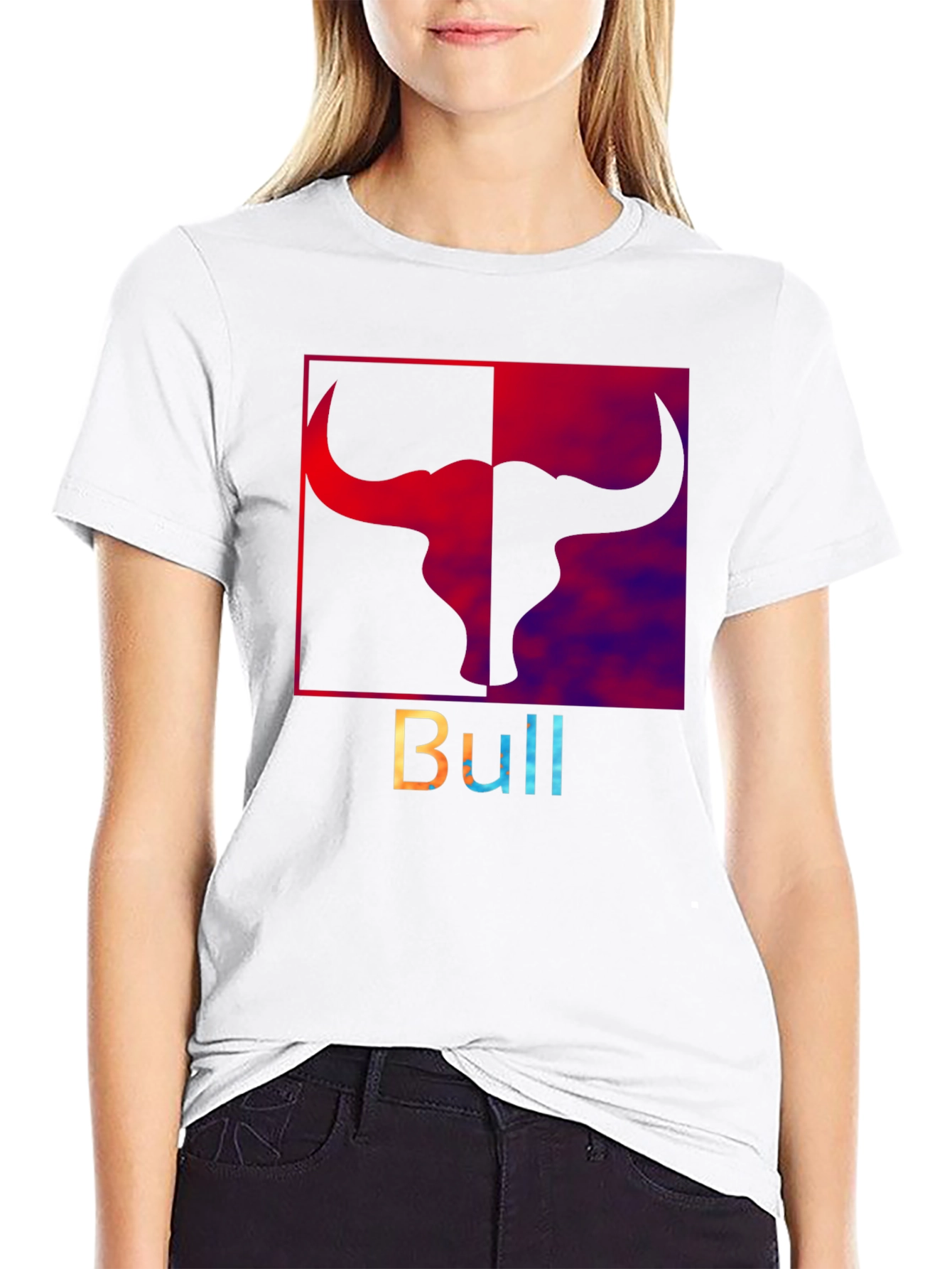 Bold Bull Graphic Tee - Stylish Mens Black T-Shirt