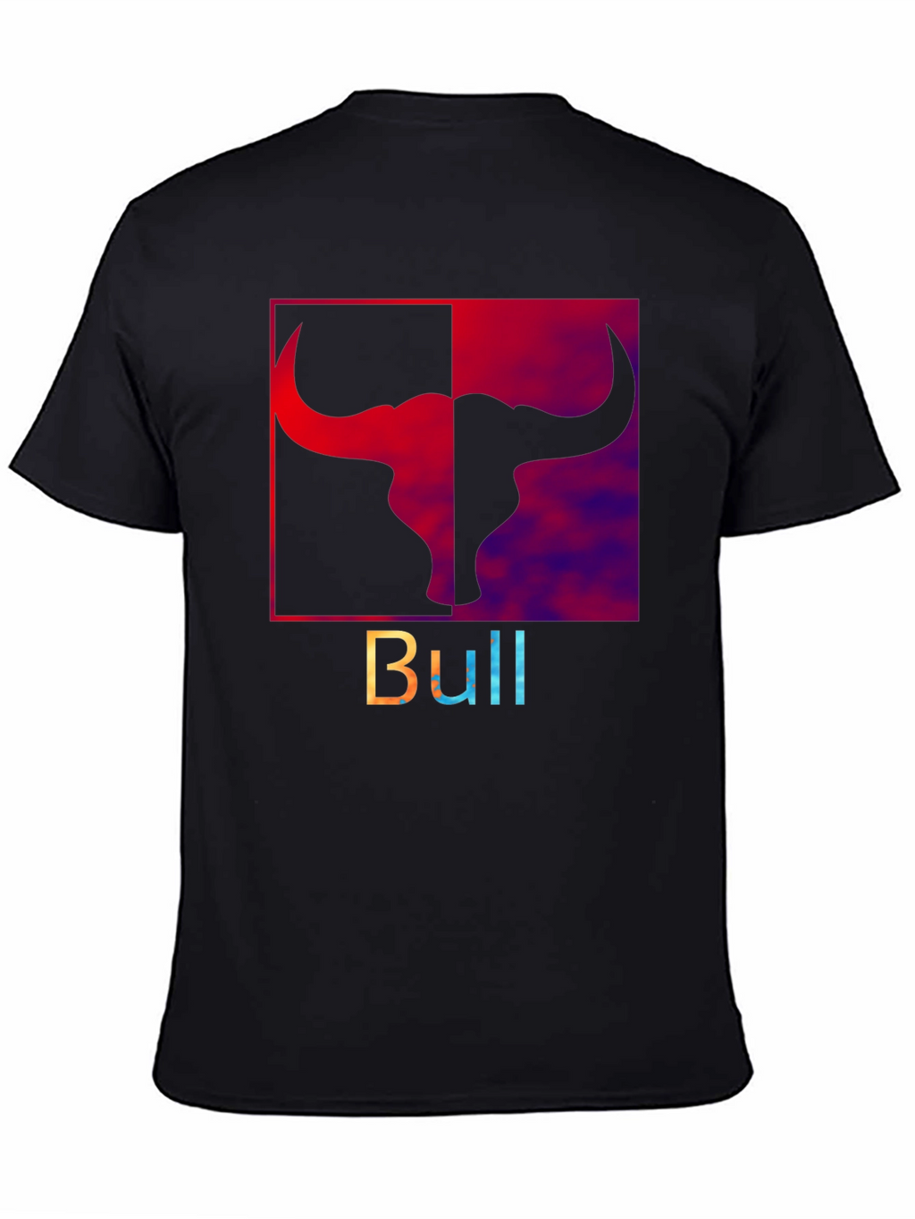 Bold Bull Graphic Tee - Stylish Mens Black T-Shirt