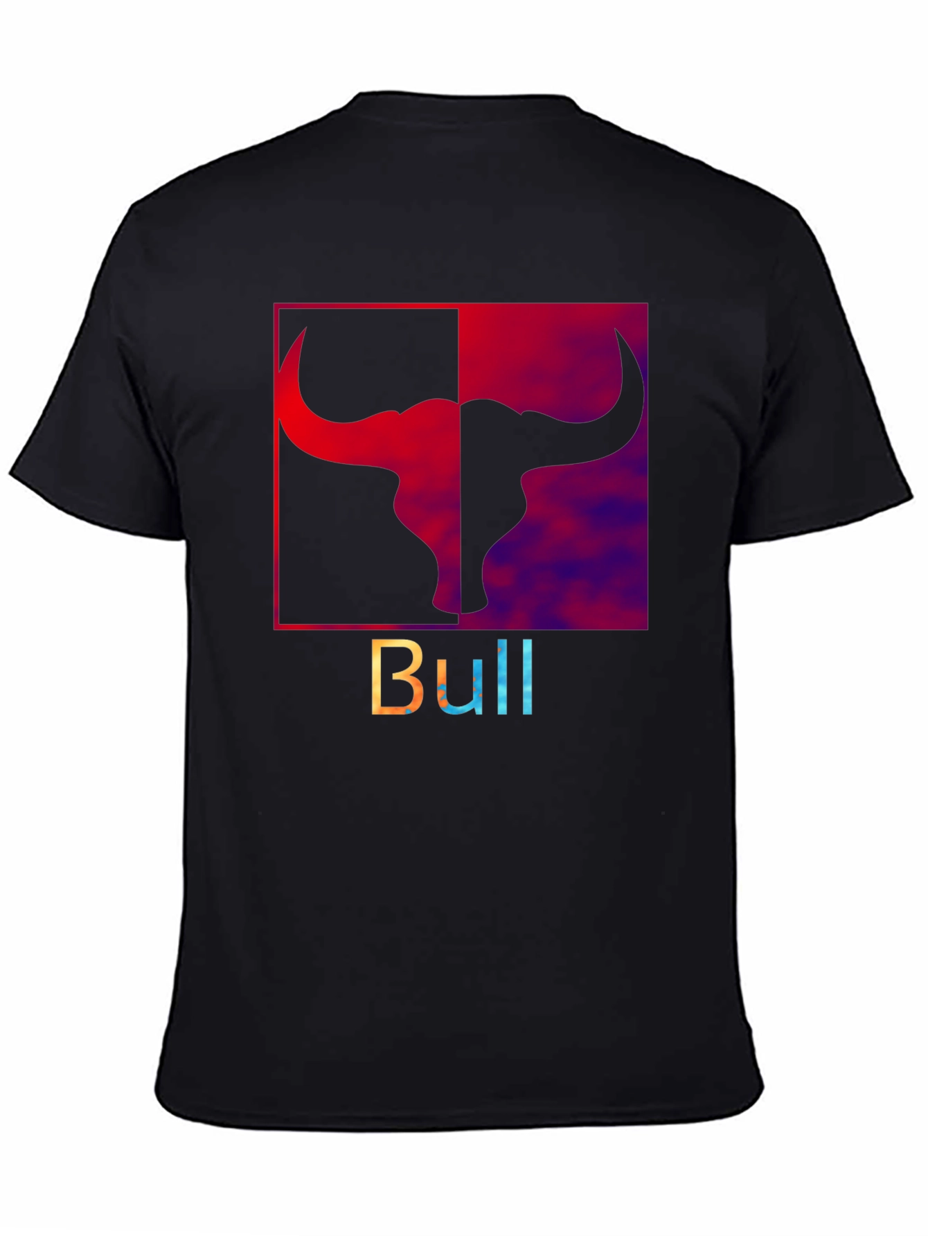 Bold Bull Graphic Tee - Stylish Mens Black T-Shirt