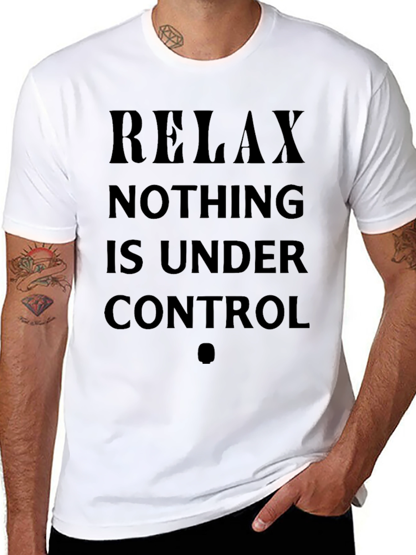 Relax Nothing Is Under Control Graphic Tee