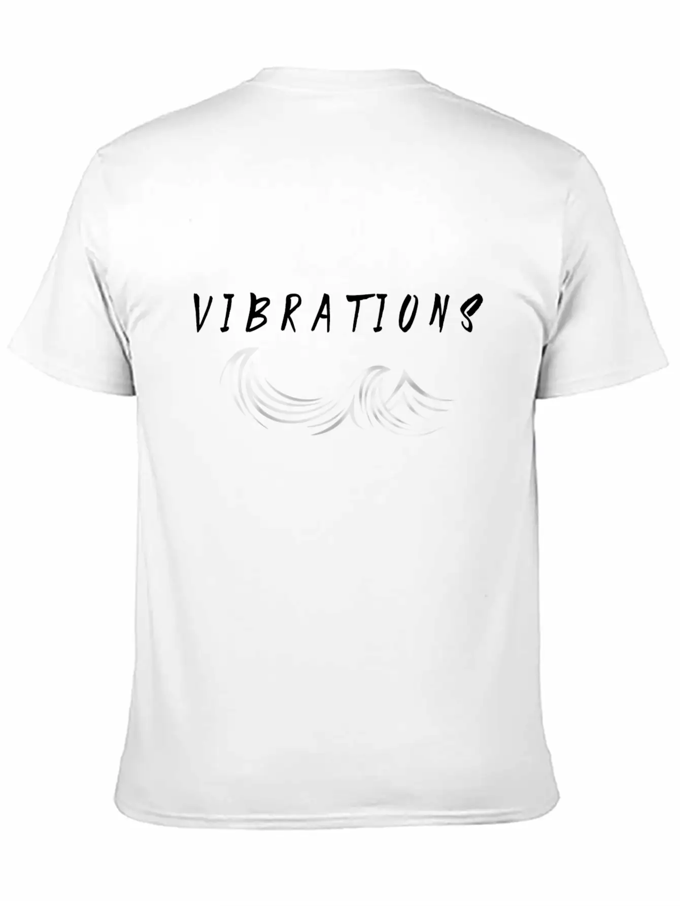 "Vibrations" Abstract Design. Breathable Soft Cotton T-Shirt – Timeless Casual Look