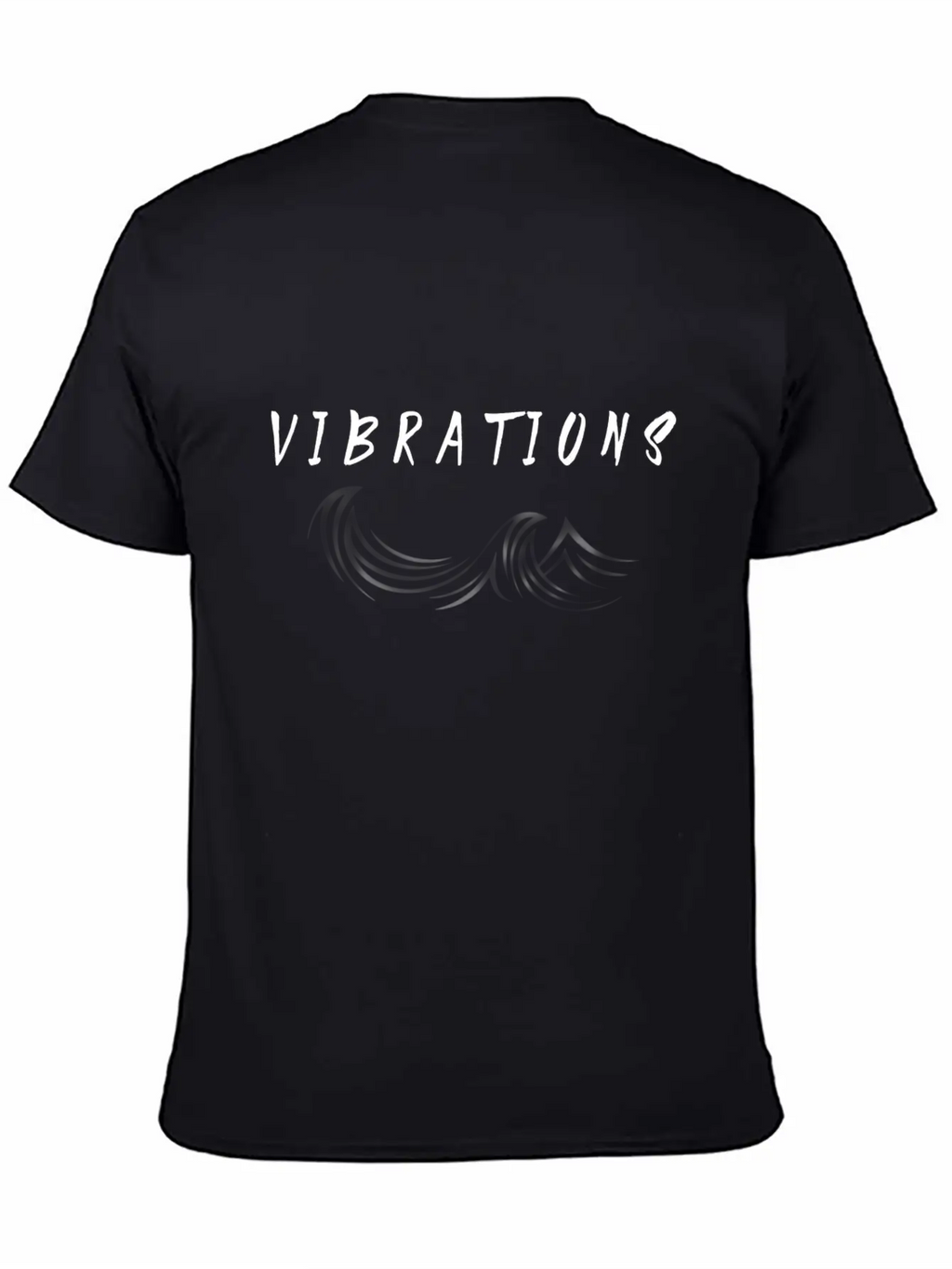 "Vibrations" Abstract Design. Breathable Soft Cotton T-Shirt – Timeless Casual Look