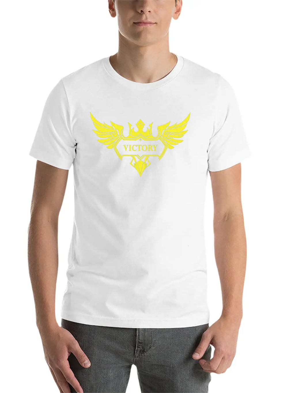 VICTORY Basic Graphic T-Shirt – Daily Comfort In Soft Cotton