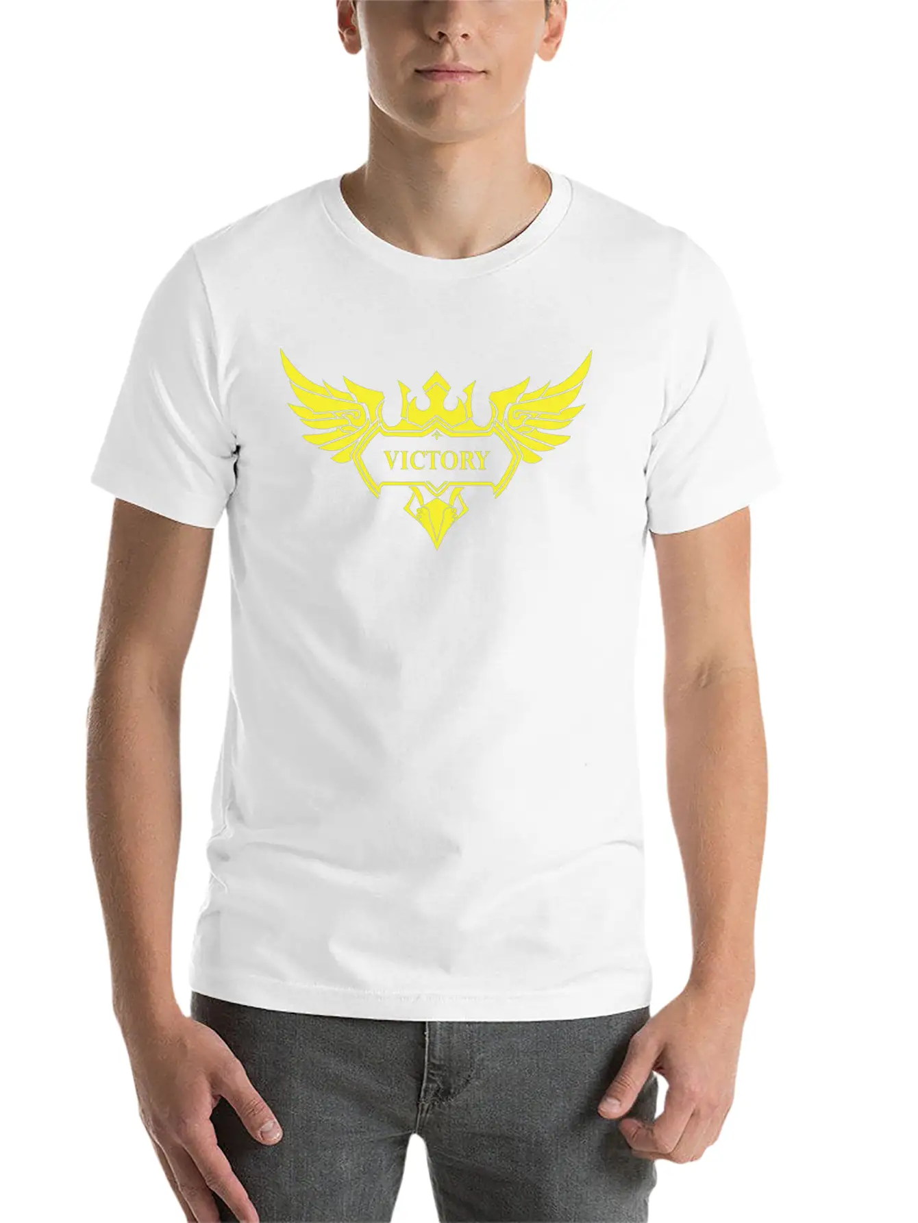 VICTORY Basic Graphic T-Shirt – Daily Comfort In Soft Cotton