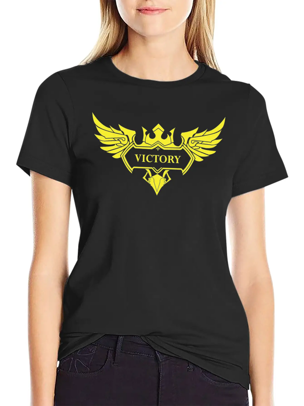 VICTORY Basic Graphic T-Shirt – Daily Comfort In Soft Cotton