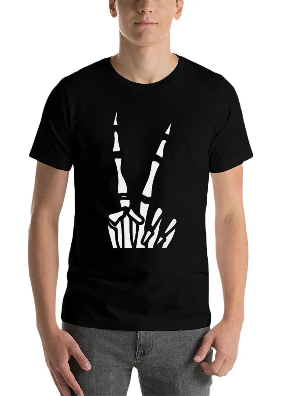 Victory Bones Design Relaxed Everyday Tee – Lightweight And Durable Cotton