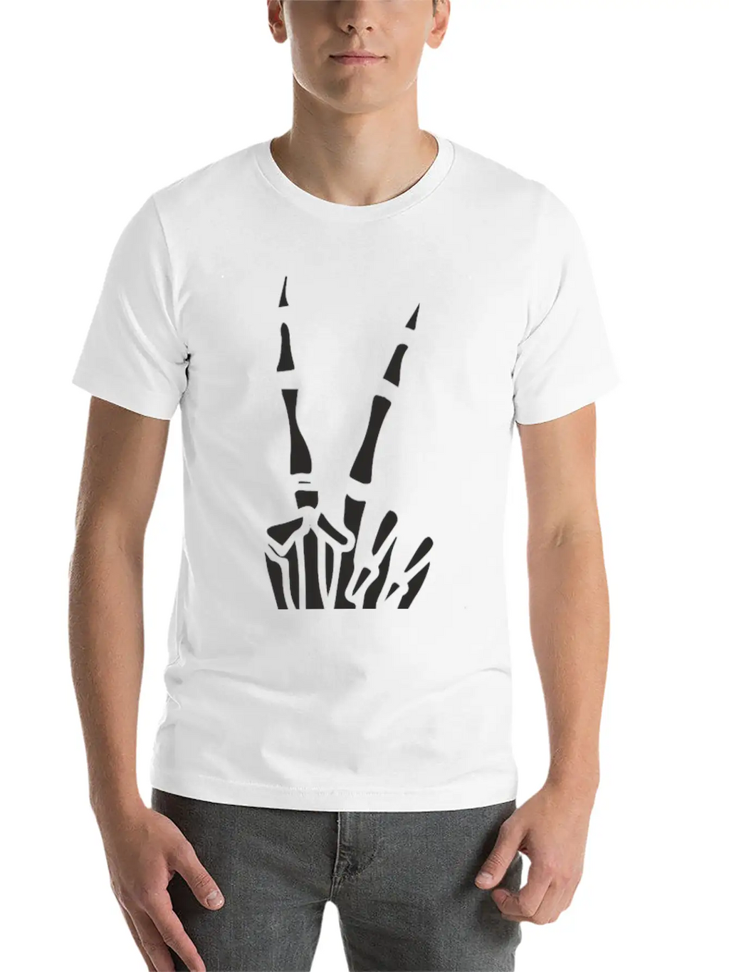 Victory Bones Design Timeless Short Sleeve Tee – Comfy And Minimalist Design
