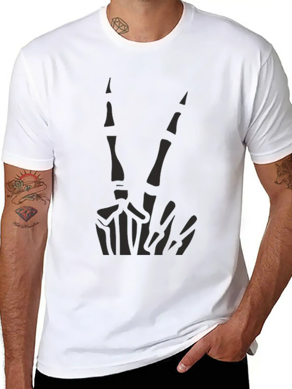 Victory Bones Design Timeless Short Sleeve Tee – Comfy And Minimalist Design