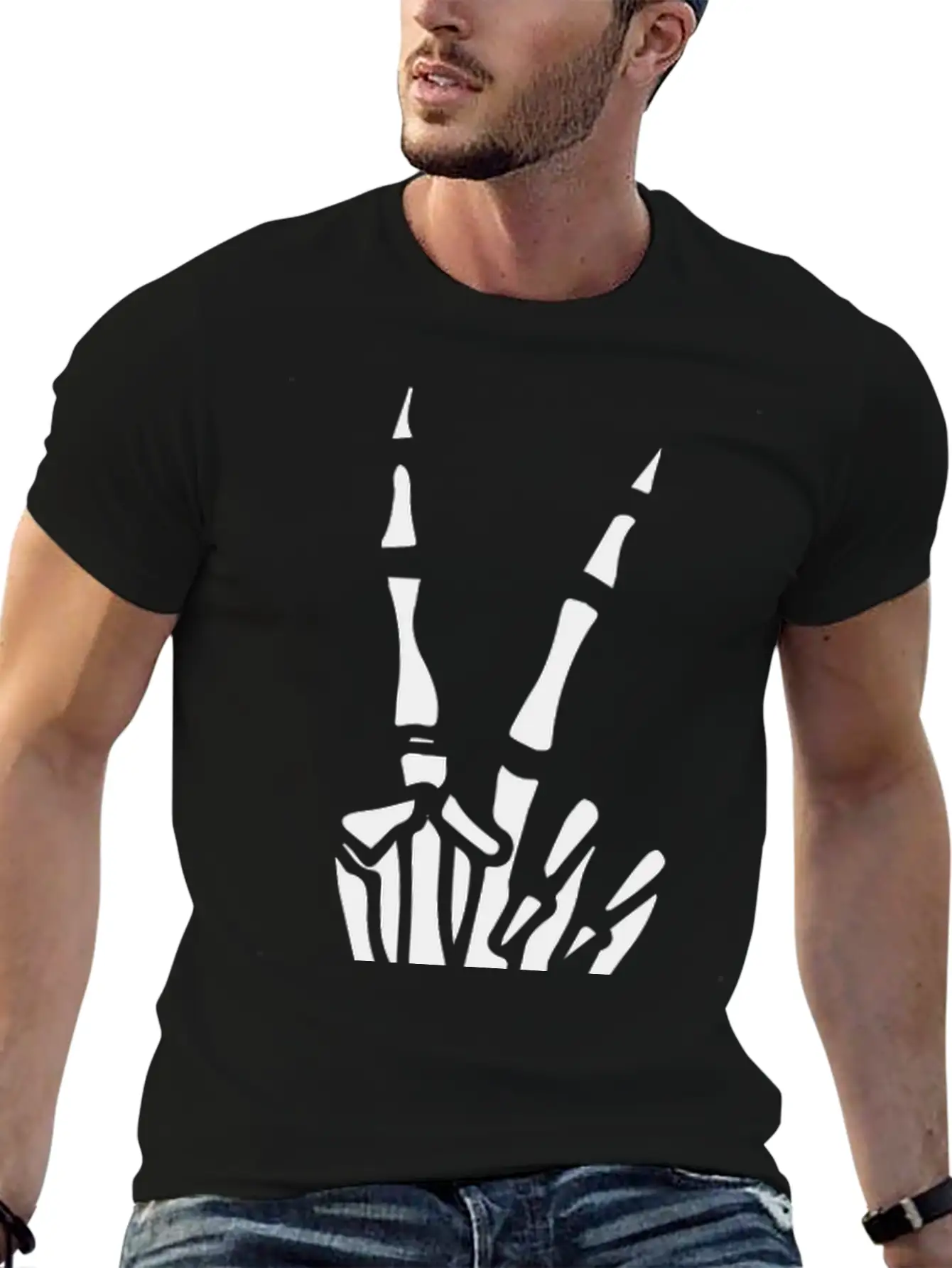 Victory Bones Design Timeless Short Sleeve Tee – Comfy And Minimalist Design
