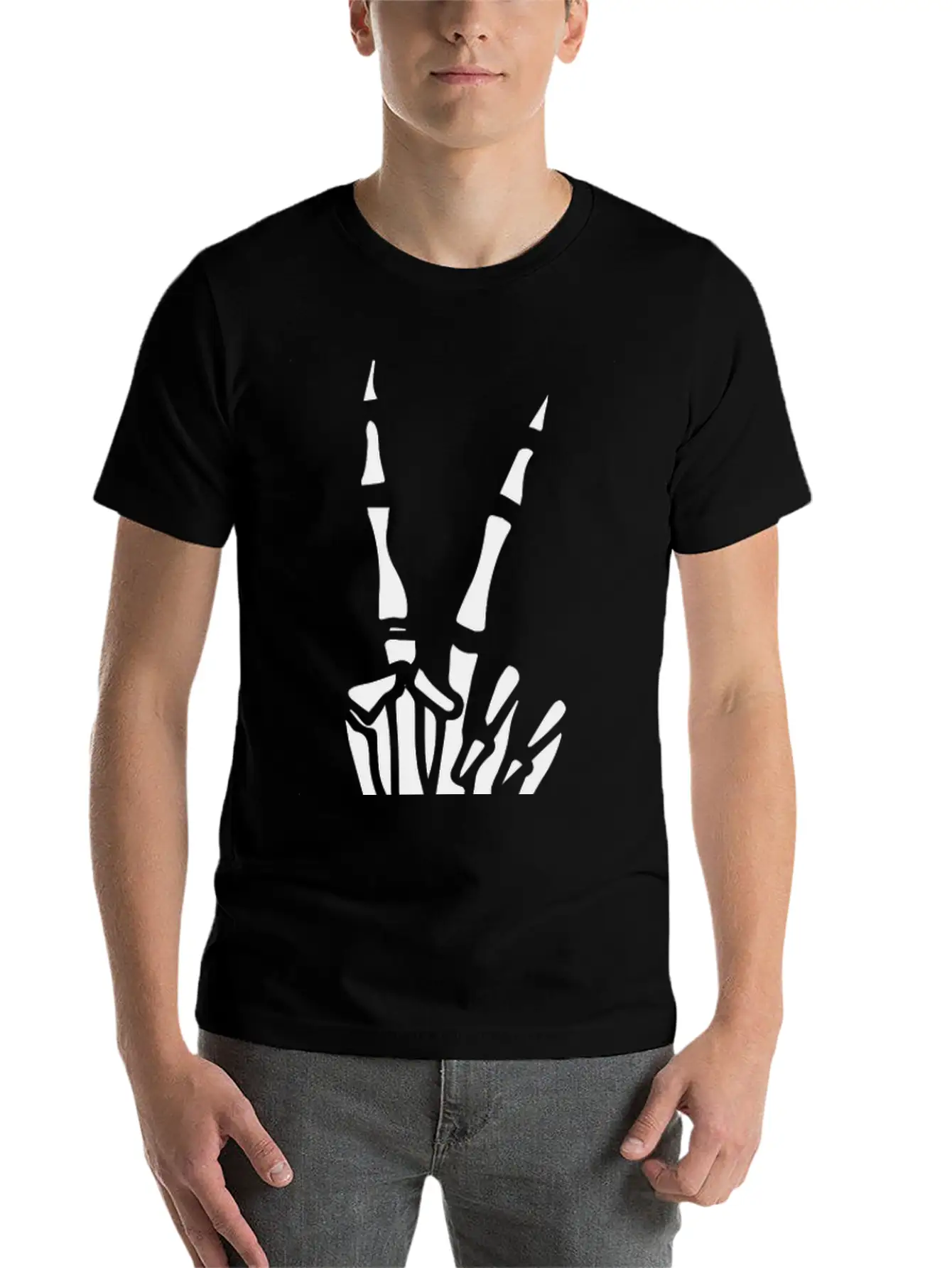 Victory Bones Design Timeless Short Sleeve Tee – Comfy And Minimalist Design
